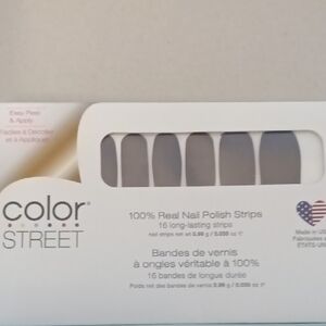 Color Street Gray Nail Polish Strips Made In Milan